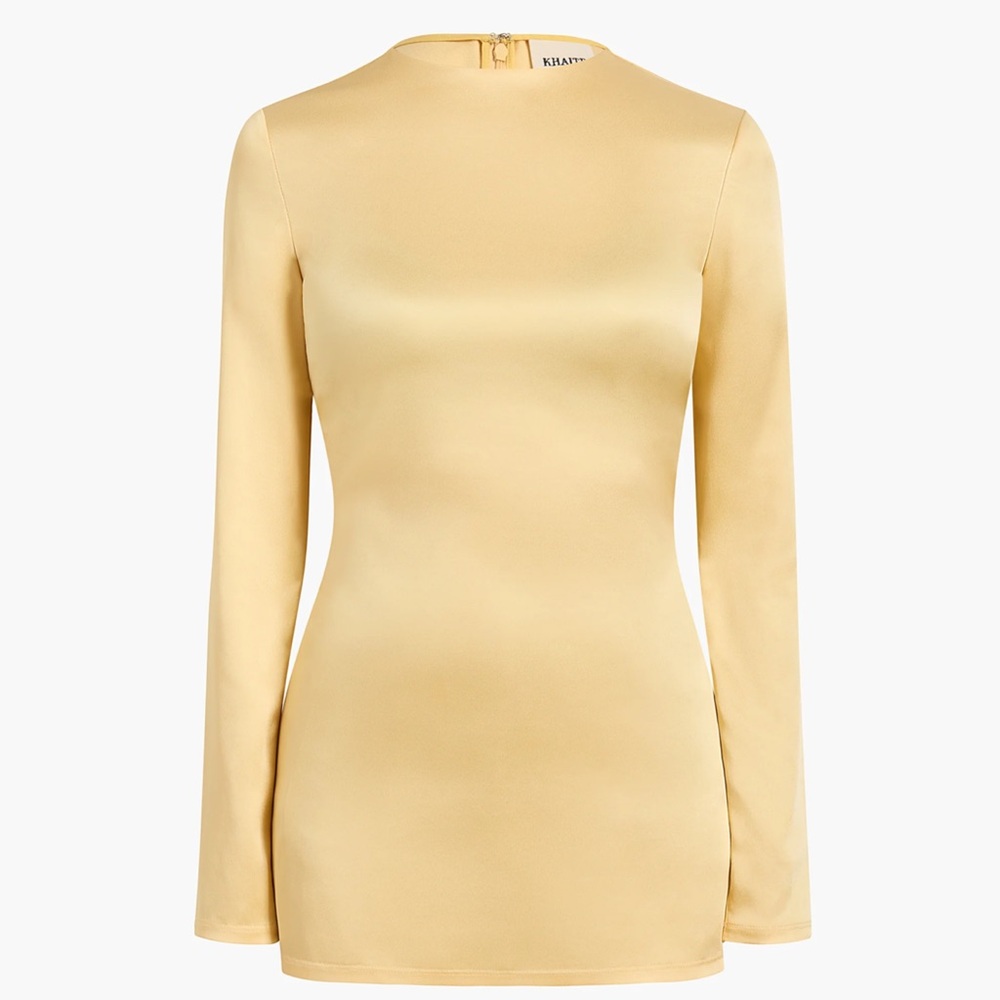 NWOT KHAITE Golde Satin Vlad Top